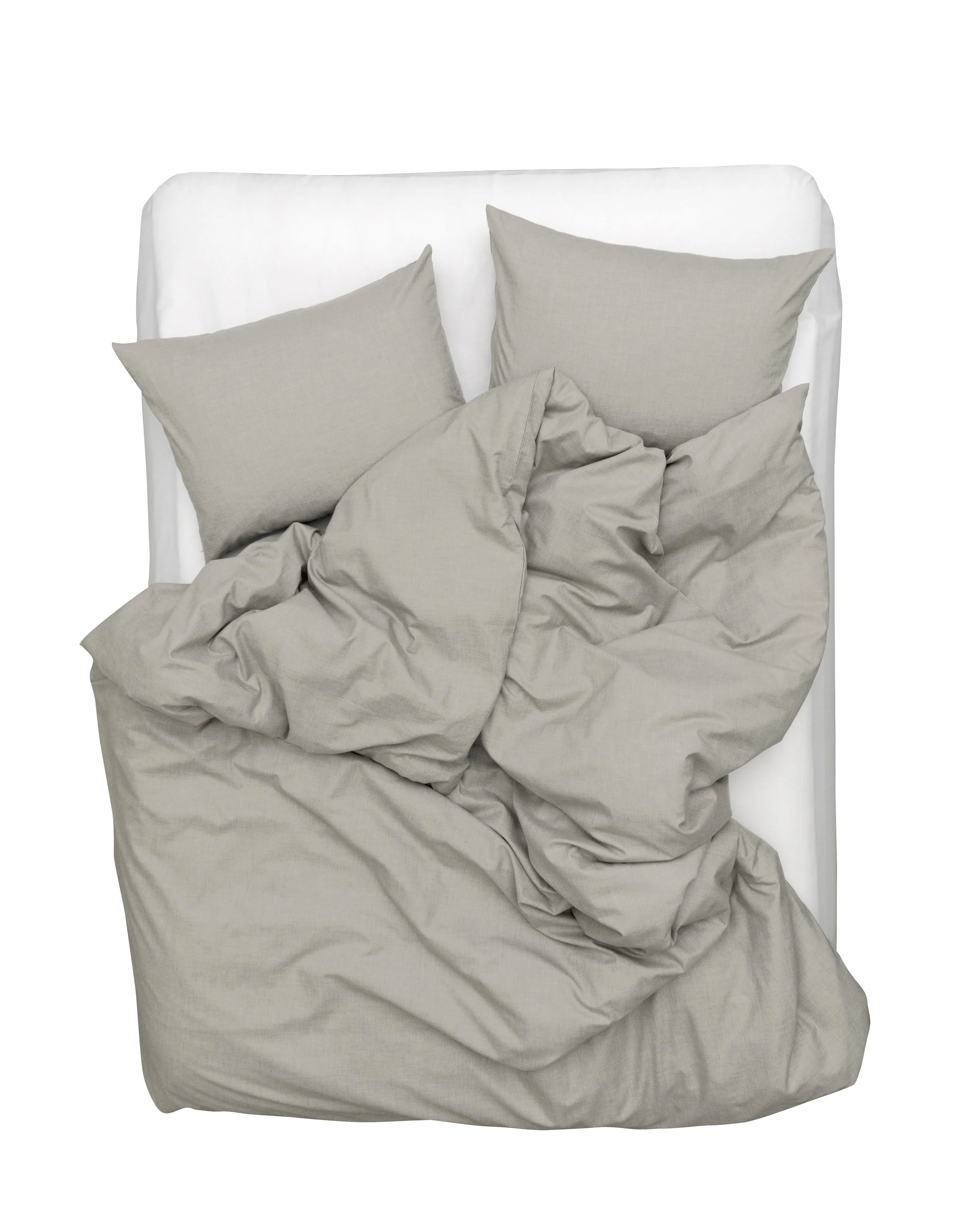 Cashmere Cotton Bedding in Light Grey Color