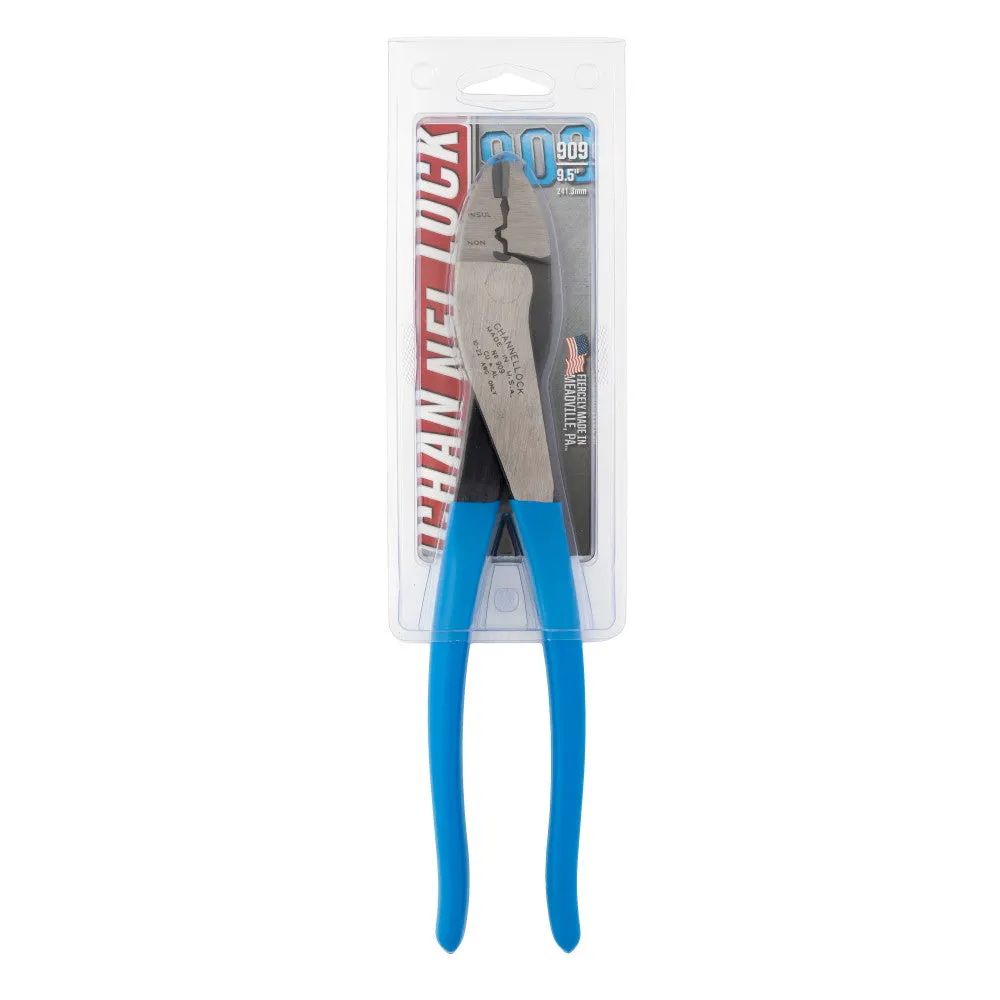 Channellock 909 9.5" Crimping Plier, Cutter