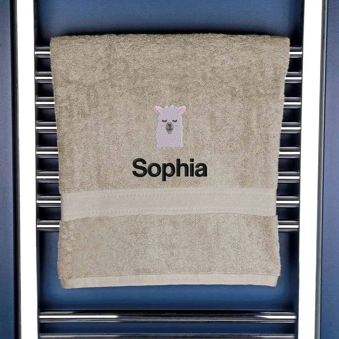 Children's Llama Bath Towel