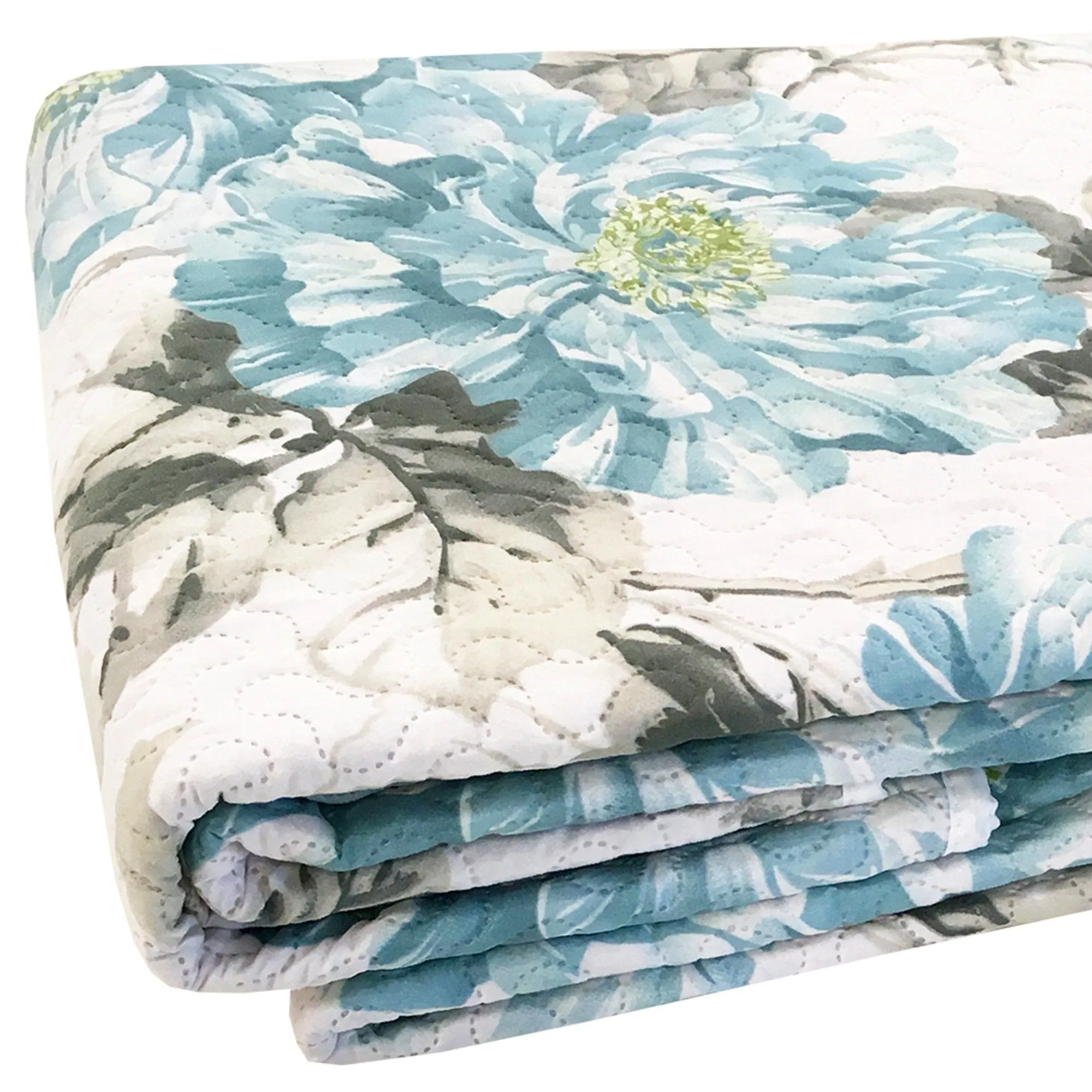 Clarissa - 3 Piece Floral Quilt Set