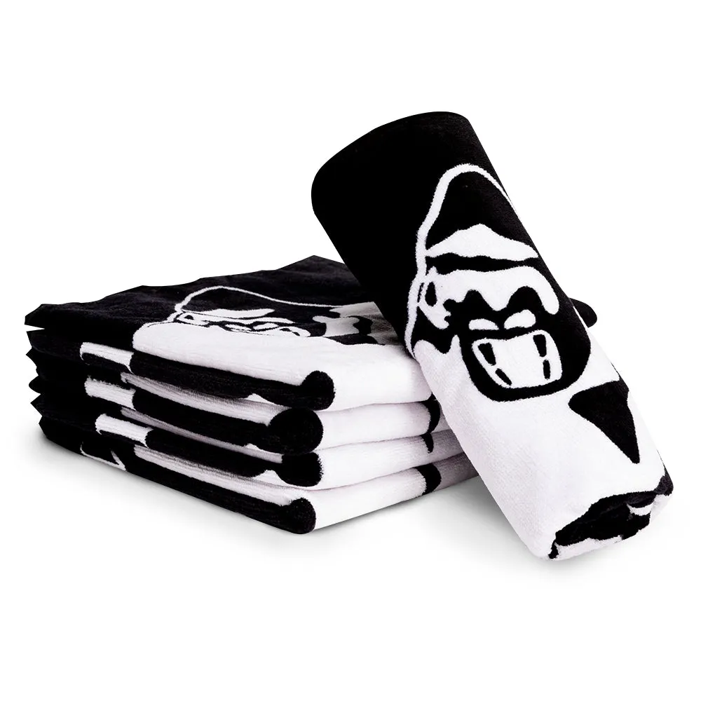 Classic Gym Towel - Black/White