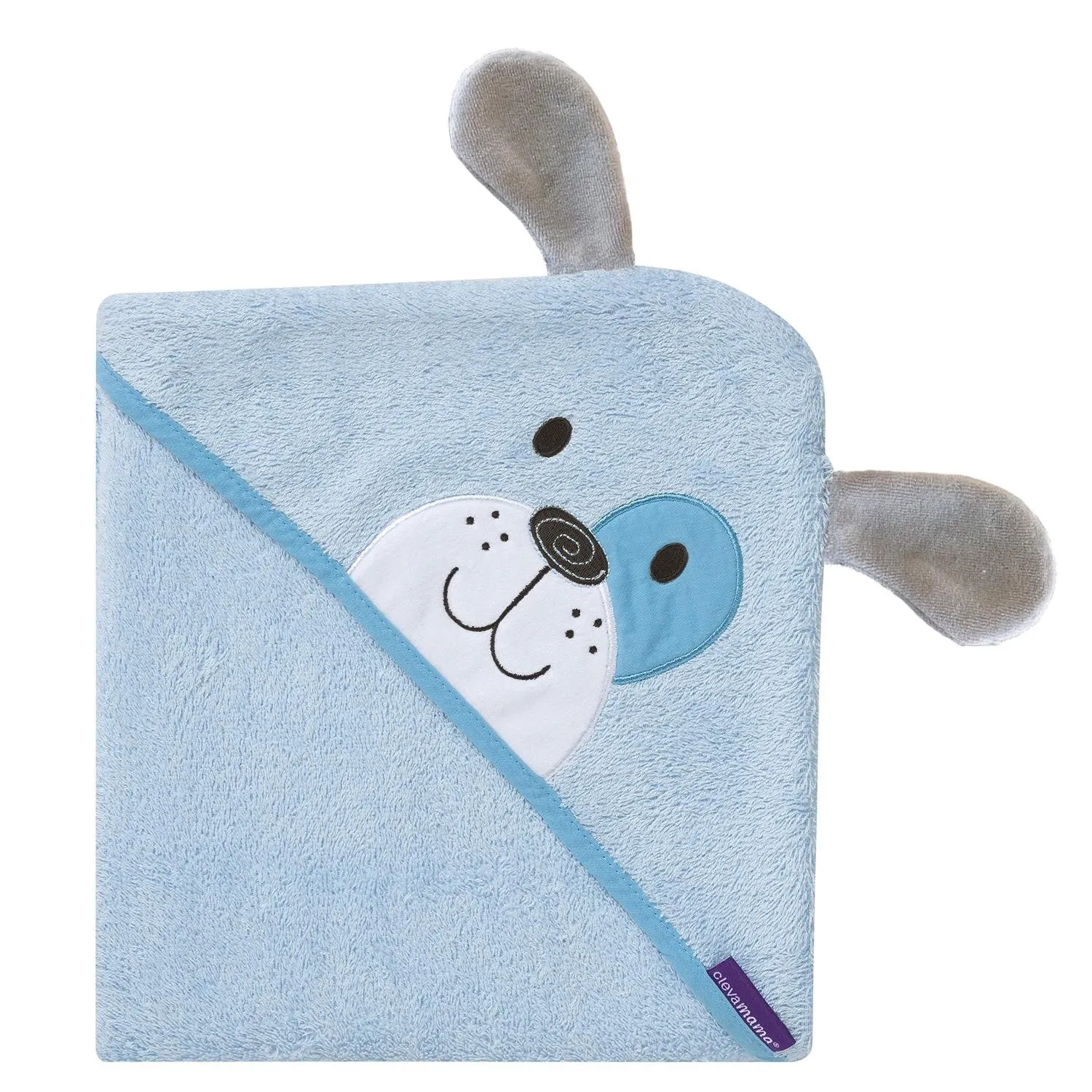 ClevaMama Bamboo Apron Baby Hooded Bath Towel