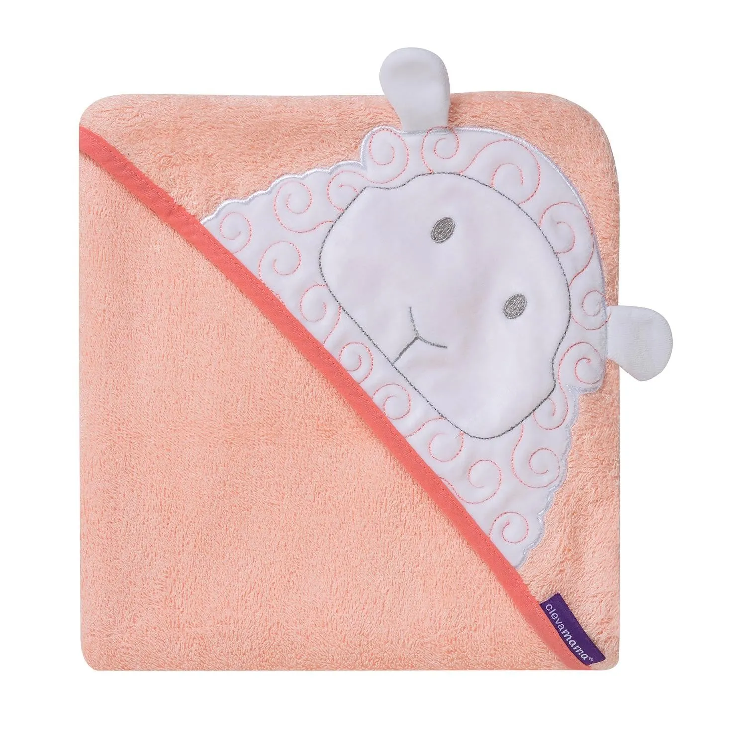 ClevaMama Bamboo Apron Baby Hooded Bath Towel