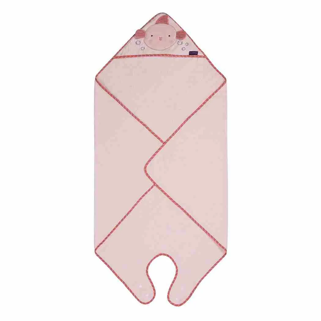 Clevamama Bamboo Apron Bath Towel - Pink (0M )