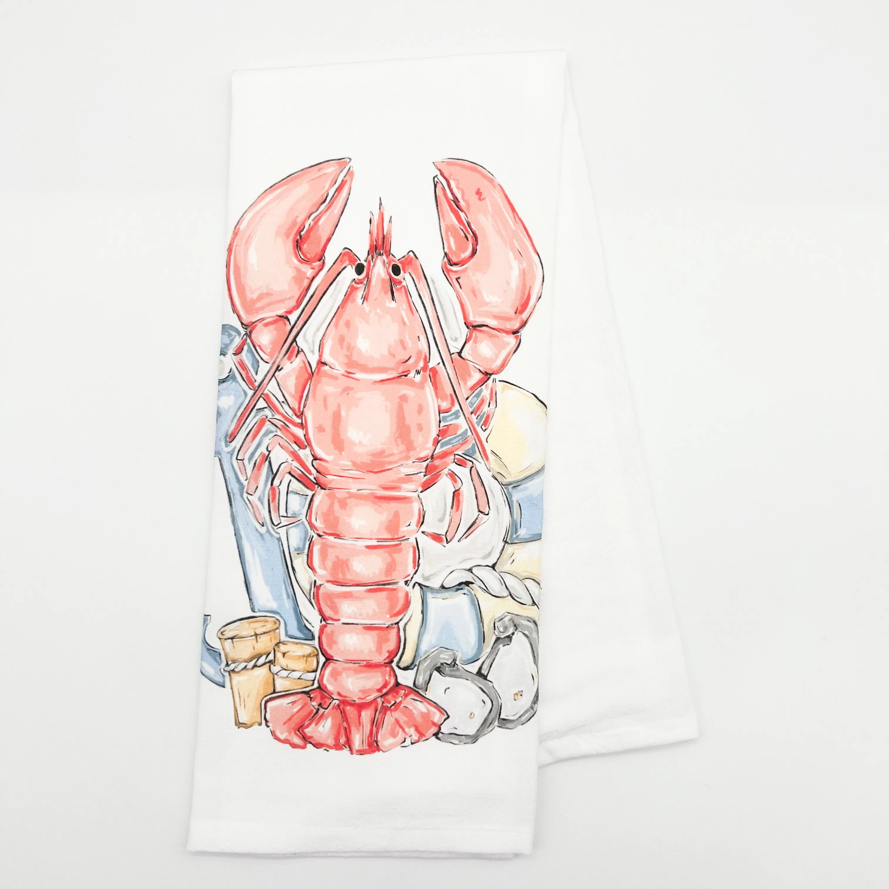 Coastal Lobster Tea Towel - ONLINE EXCLUSIVE