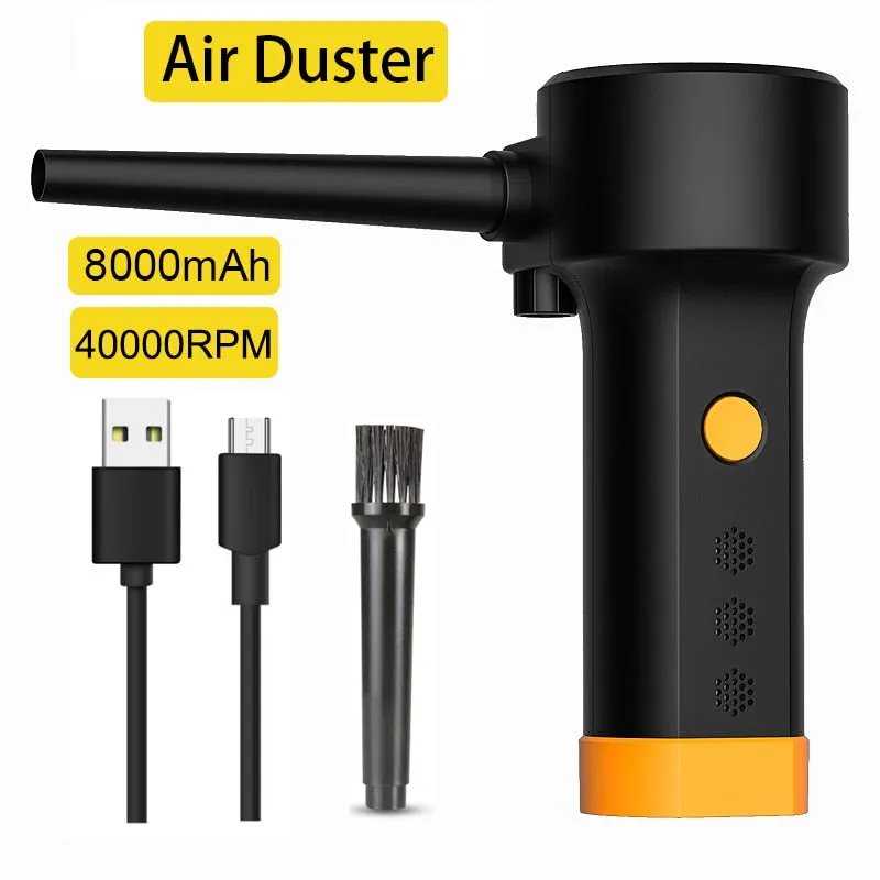 Cordless Electric Air Duster Computer Vacuum Cleaner