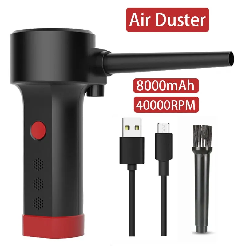 Cordless Electric Air Duster Computer Vacuum Cleaner