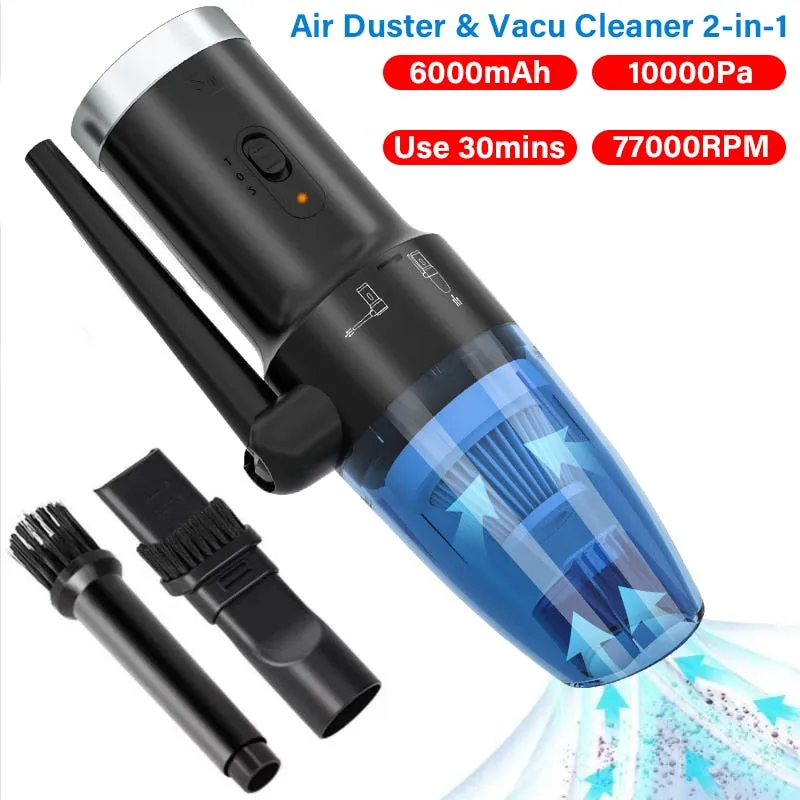 Cordless Electric Air Duster Computer Vacuum Cleaner