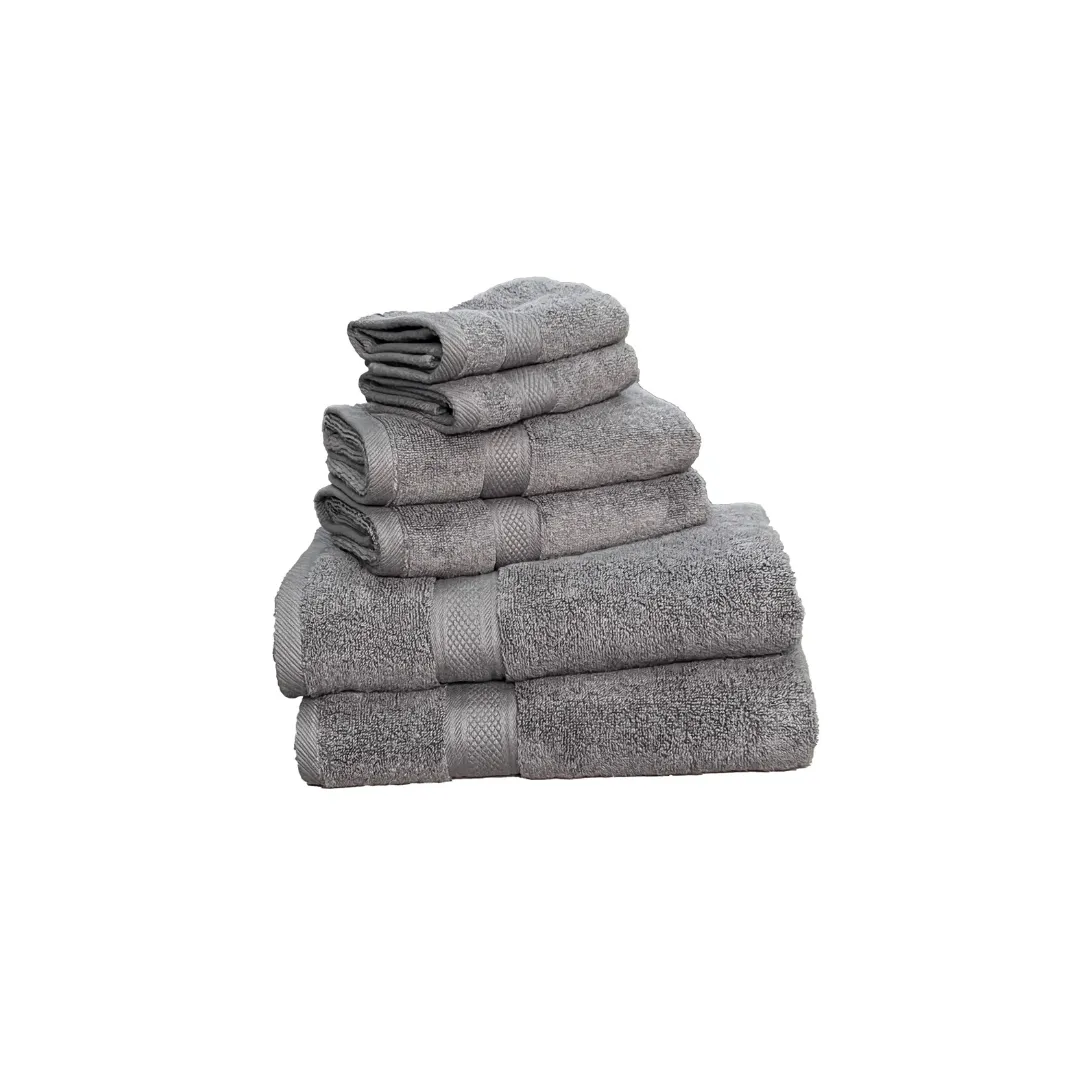 Cotton Bath Towel Set (6 pc)