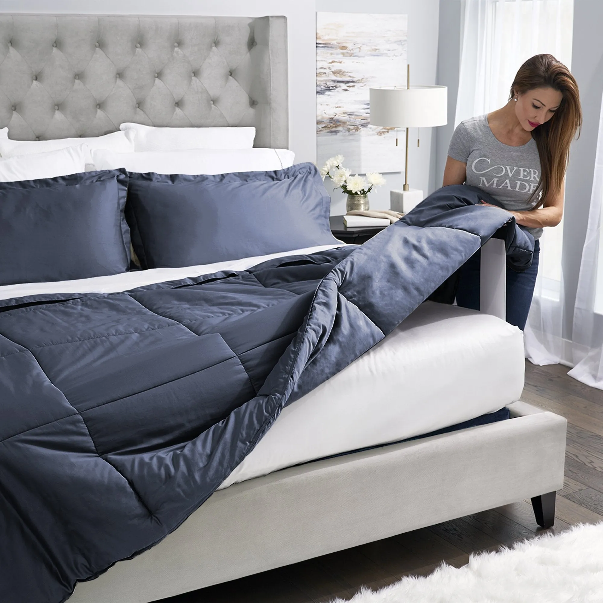 Covermade Easy Bed Making Down Alternative Comforter