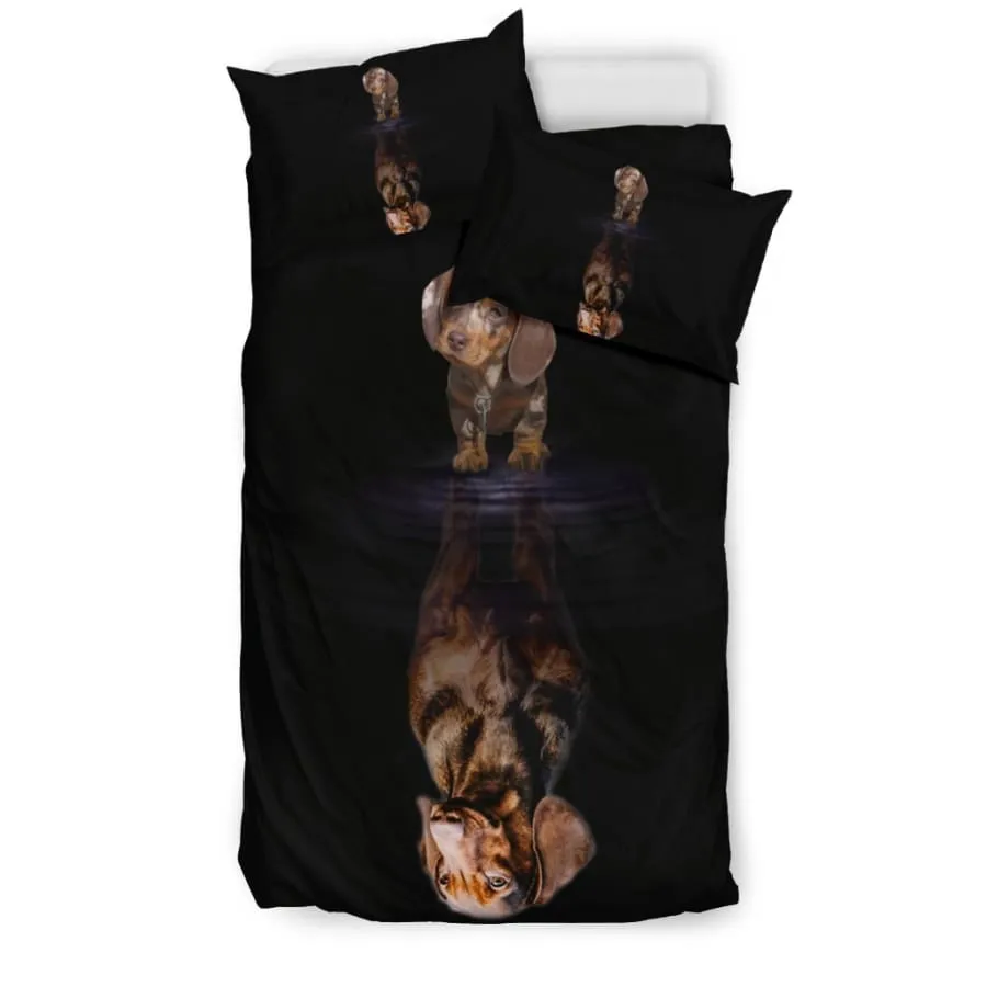 Dachshund Dream Bedding Set| Dog Lovers Bedding US King/Queen/Full/Twin Size