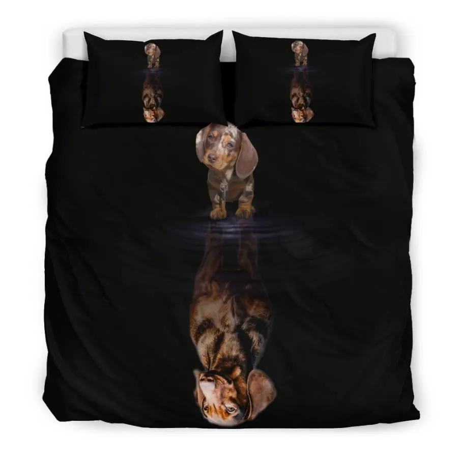 Dachshund Dream Bedding Set| Dog Lovers Bedding US King/Queen/Full/Twin Size