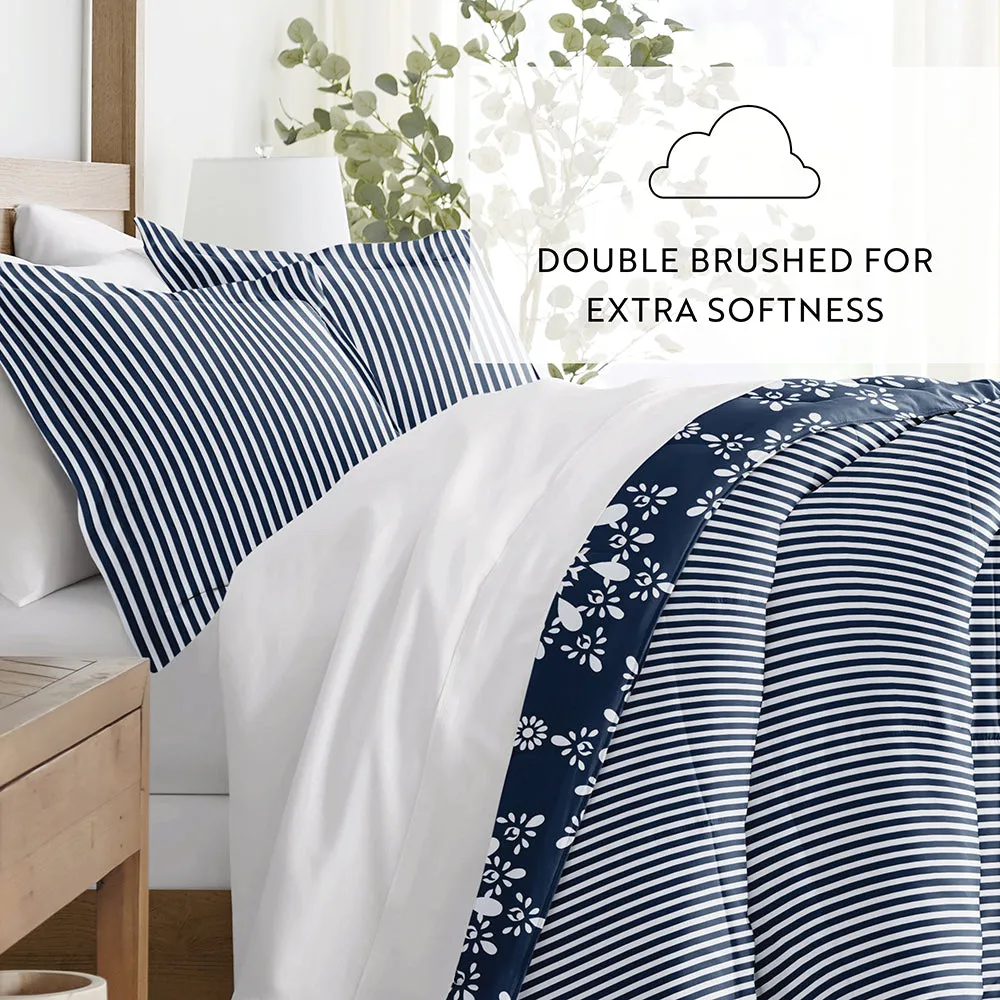 Daisy Medallion Reversible Down-Alternative Comforter Set - 12 Days of Deals