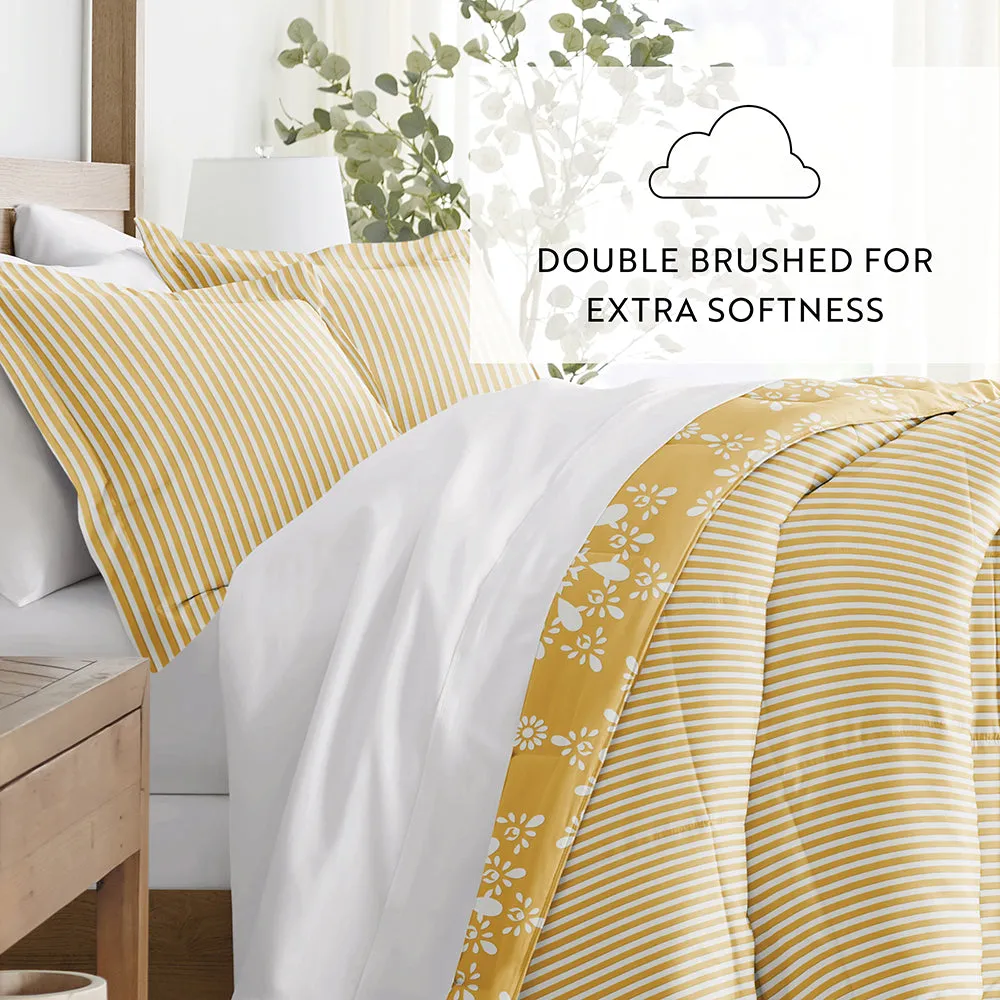 Daisy Medallion Reversible Down-Alternative Comforter Set - 12 Days of Deals