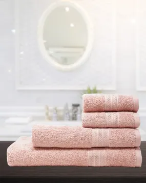 Dallas Bath Towels-4 Pcs- Angie India