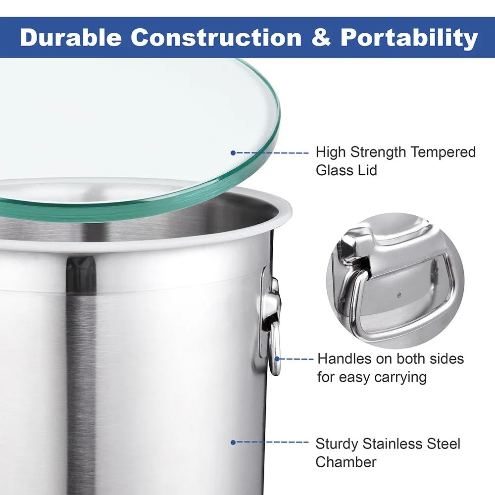 DIY 3-Gal Vacuum Degassing Chamber Stainless Steel