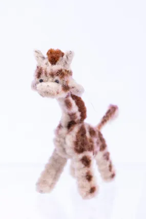 Dollhouse Miniature ~ Handmade Pipe Cleaner Giraffe Doll - From Ursula Sauerberg Estate