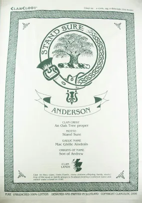 Douglas Clan Tea Towel