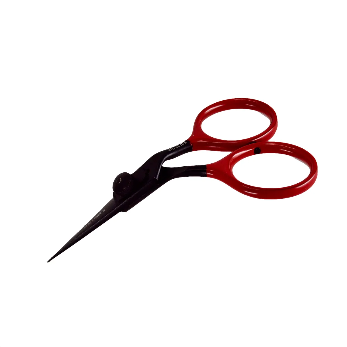 Dr Slick Black Widow All Purpose 4" Razor Scissor, Bent Shaft