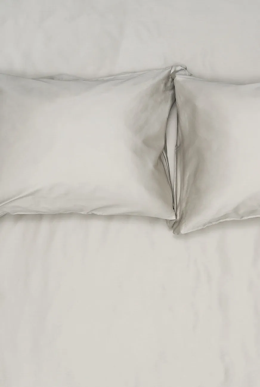 Egyptian Cotton Sateen Bedding in Sea Foam Color