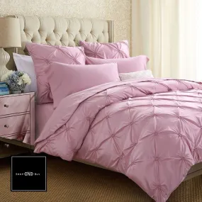 Embellish Bridal Quilt Set Pink- 12 Pieces Set with Free Quilt Filling