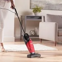 Eureka 169J 2-in-1 Quick-Up Bagless Stick Vacuum Cleaner for Bare Floors and Rugs, Red