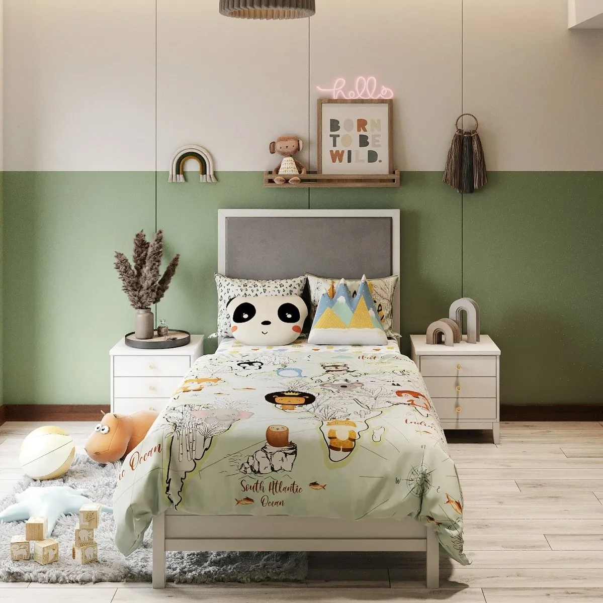 Fancy Fluff Kids Single Comforter- Animal Planet