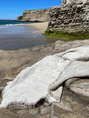 Flax Beach Towel “Waves”