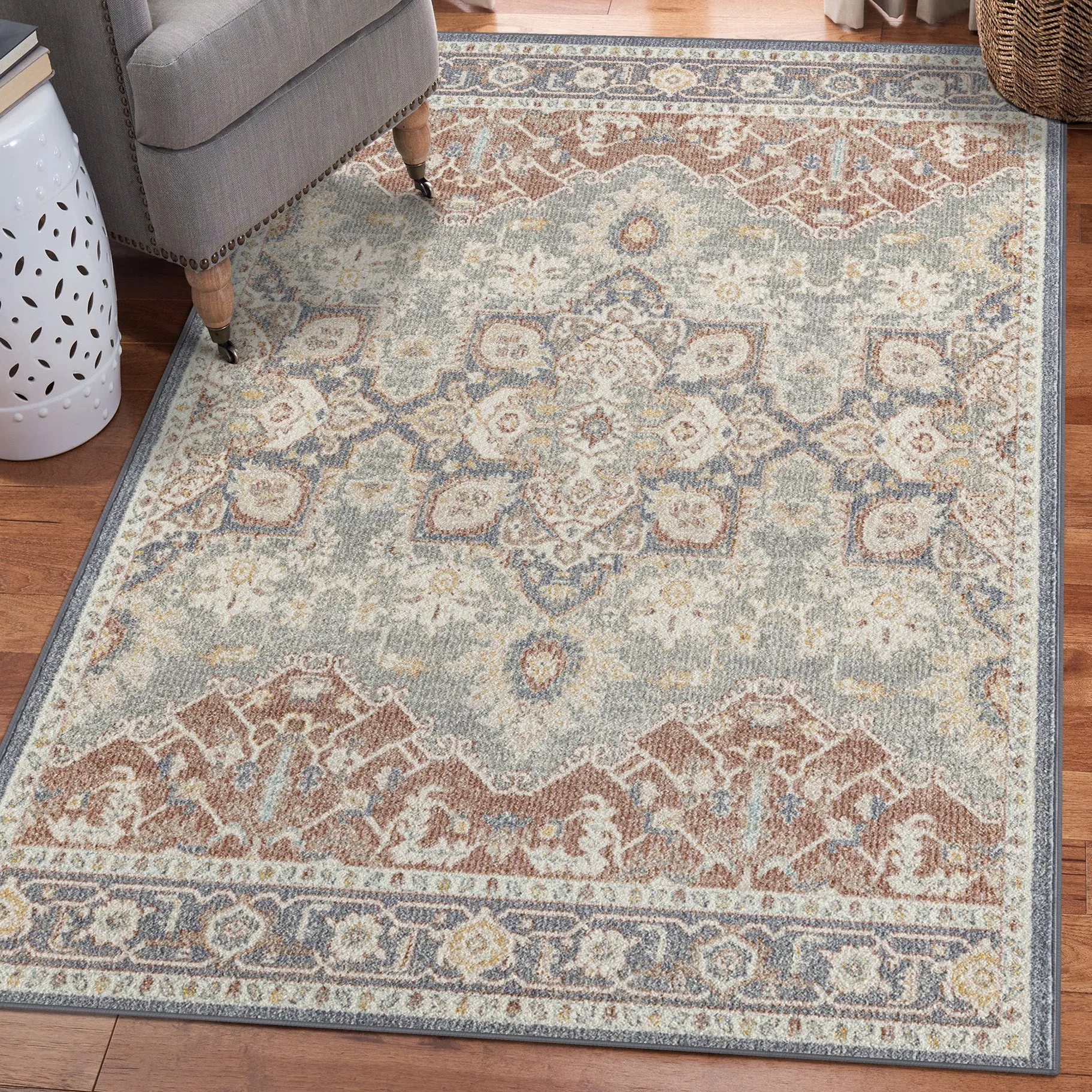 Floral Bohemian 2126 Area Rug