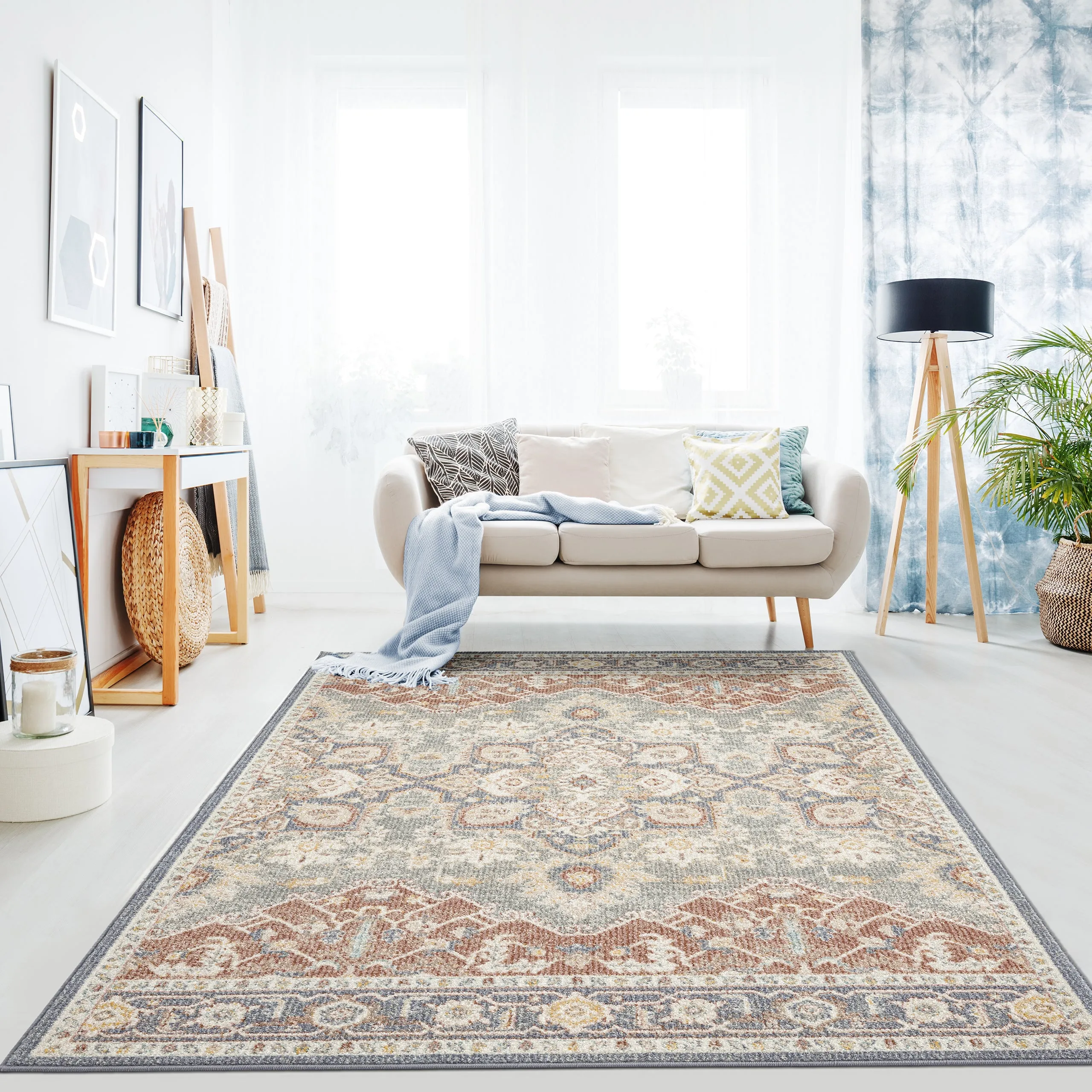 Floral Bohemian 2126 Area Rug