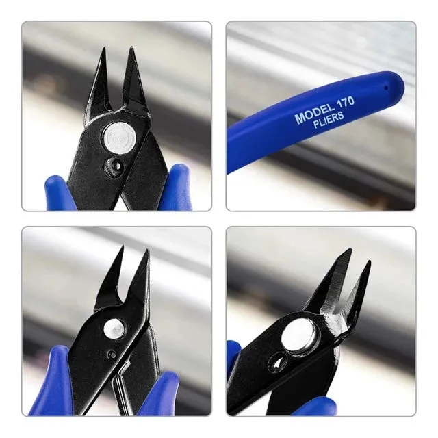 Flush Side Cutter Precision Shear Wire Snips Pliers Tool Diagonal Mini Cutters