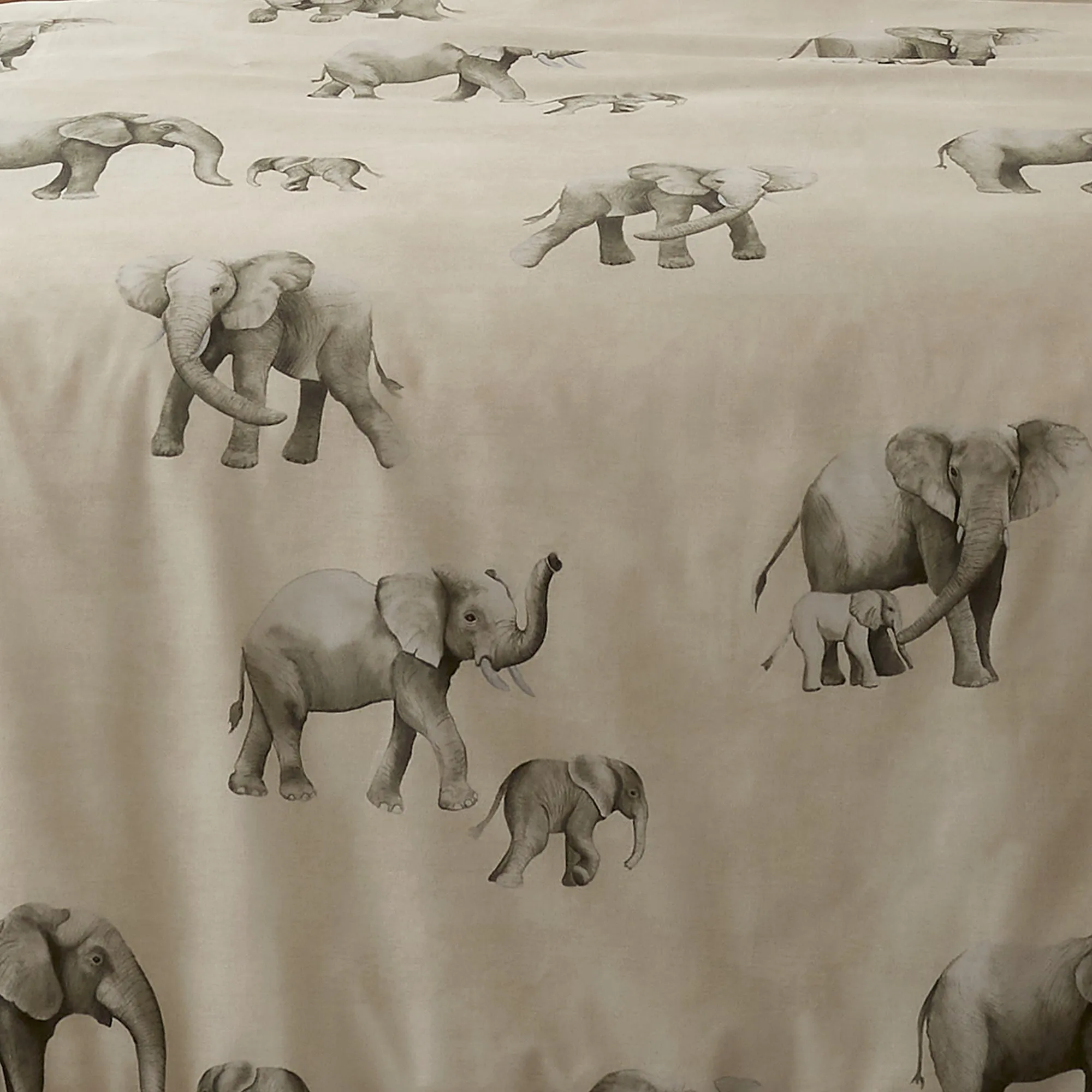 Fusion Ella the Elephant Duvet Cover Set - Natural