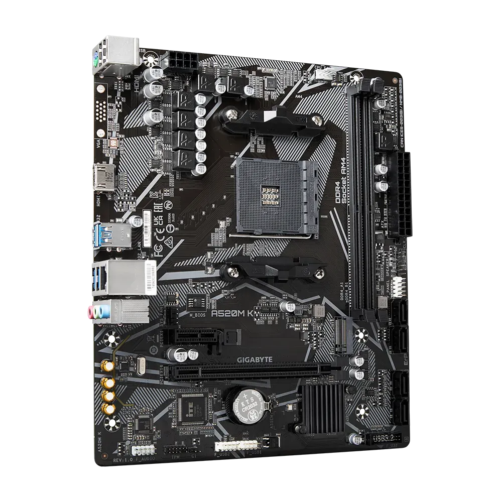 Gigabyte Motherboard A520M K V2