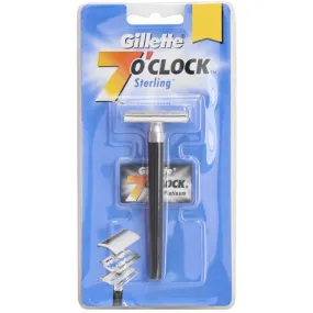 Gillette 7 o'Clock - Manual Sterling Smooth Razor 1 pc