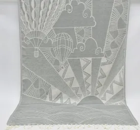 Gray Sunrise 100% Cotton Towel