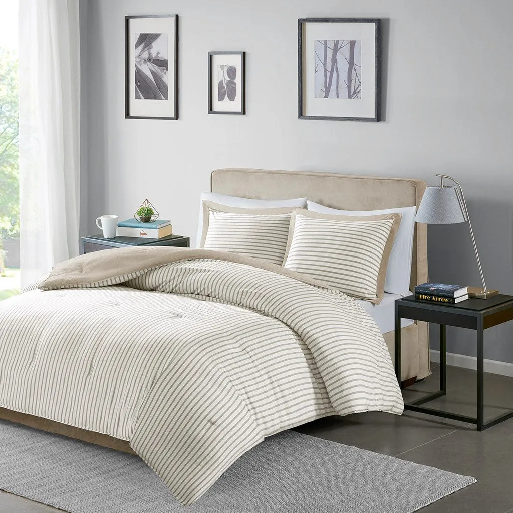 Hayden Reversible Yarn Dyed Down Alternative Comforter Set by Madison park Essentials