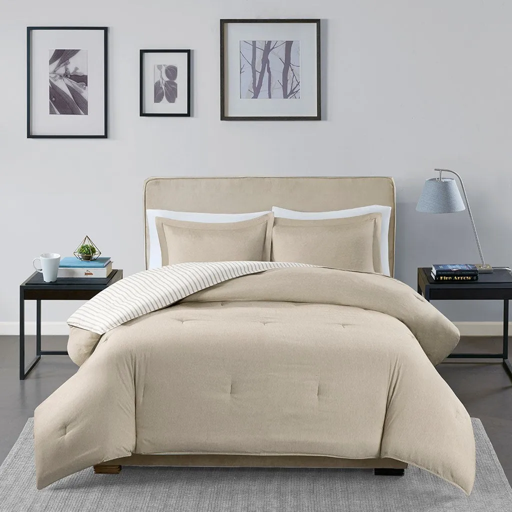 Hayden Reversible Yarn Dyed Down Alternative Comforter Set by Madison park Essentials