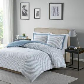 Hayden Reversible Yarn Dyed Down Alternative Comforter Set by Madison park Essentials