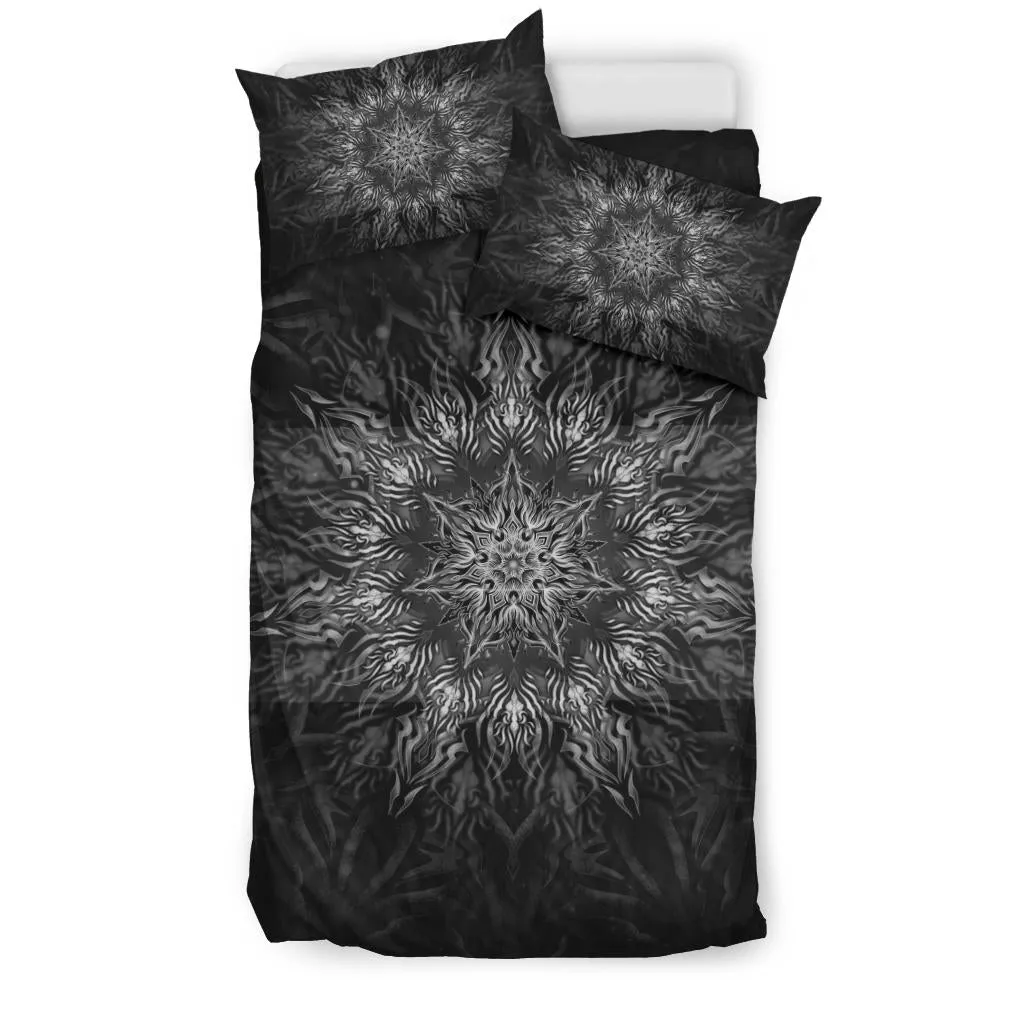 Heptagram Mandala - Dark | Bedding Set | Mandalazed