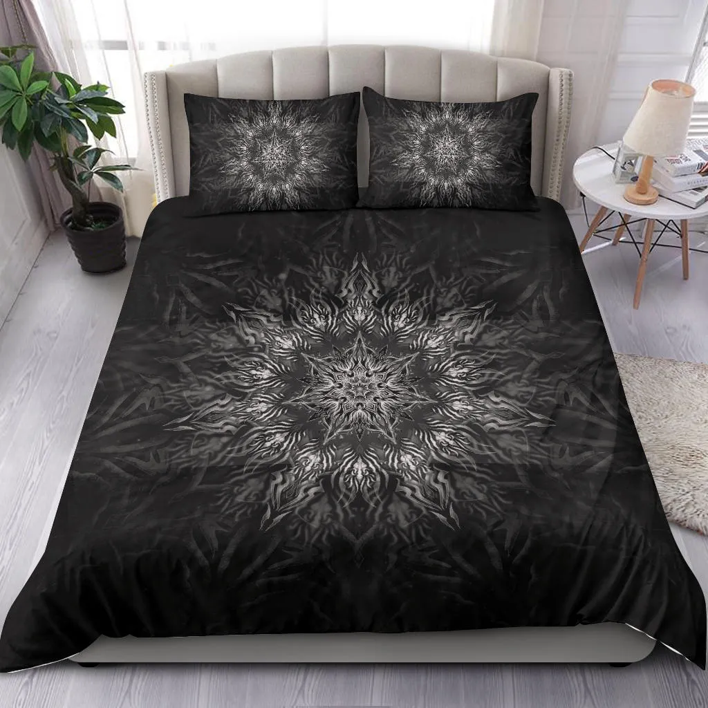 Heptagram Mandala - Dark | Bedding Set | Mandalazed