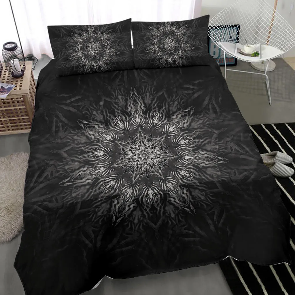 Heptagram Mandala - Dark | Bedding Set | Mandalazed