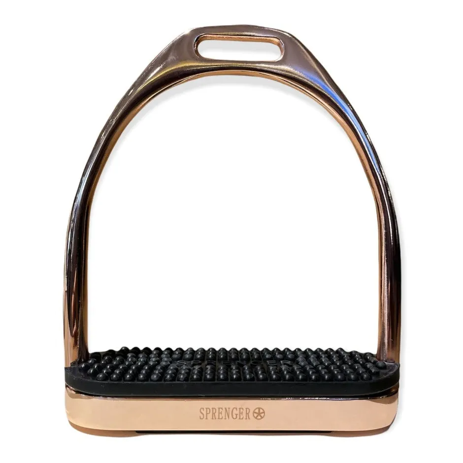 Herm Sprenger Stirrup Irons - Rose Gold