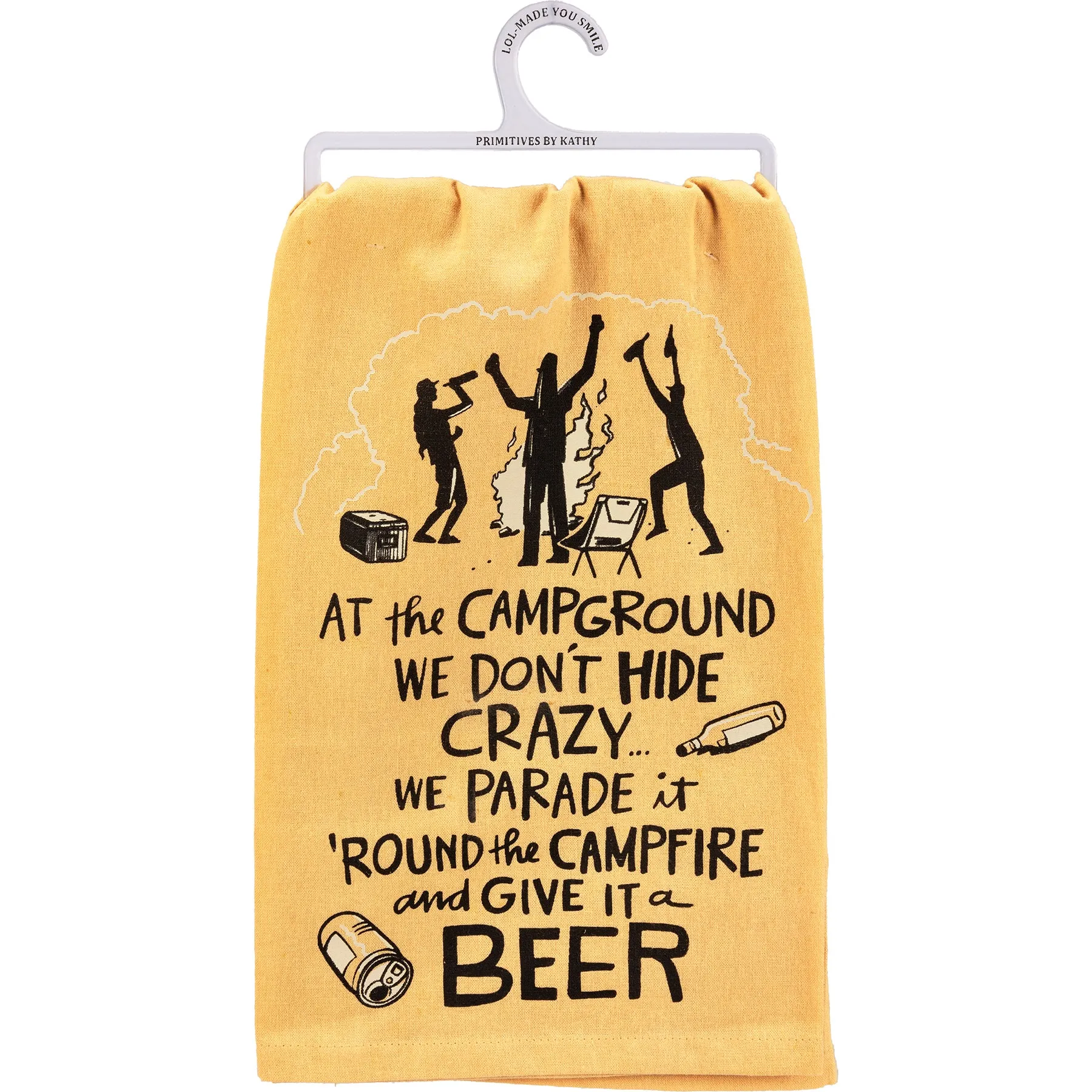 Hide Crazy We Give It A Beer Kitchen Towel