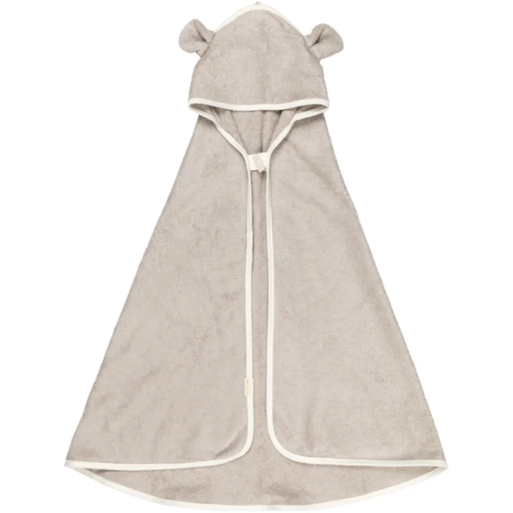 Hooded Baby Towel - Bear - Beige