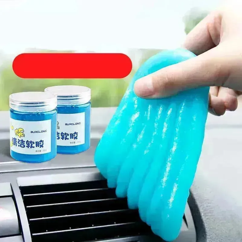 Household Cleaning Silicone Soft Rubber Ball Cart Is Stained With Dust