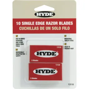 Hyde Single Edge Razor Blades (10-Pack)