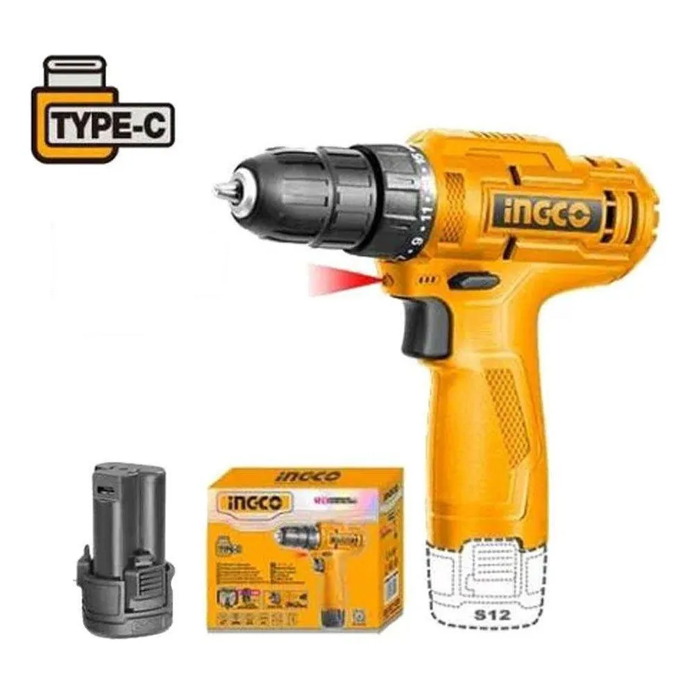 Ingco CDLI12428 Li-Ion Cordless Drill 20V