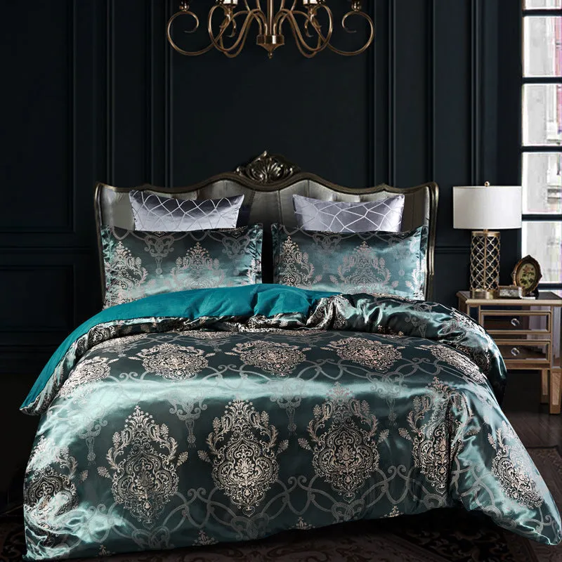 Jacquard duvet cover set