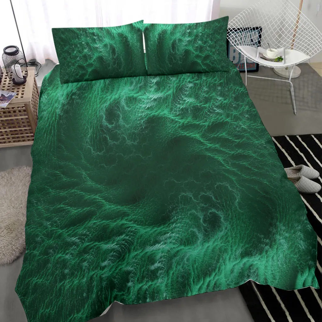 Jade Vortex | Bedding Set | Fractalcraft