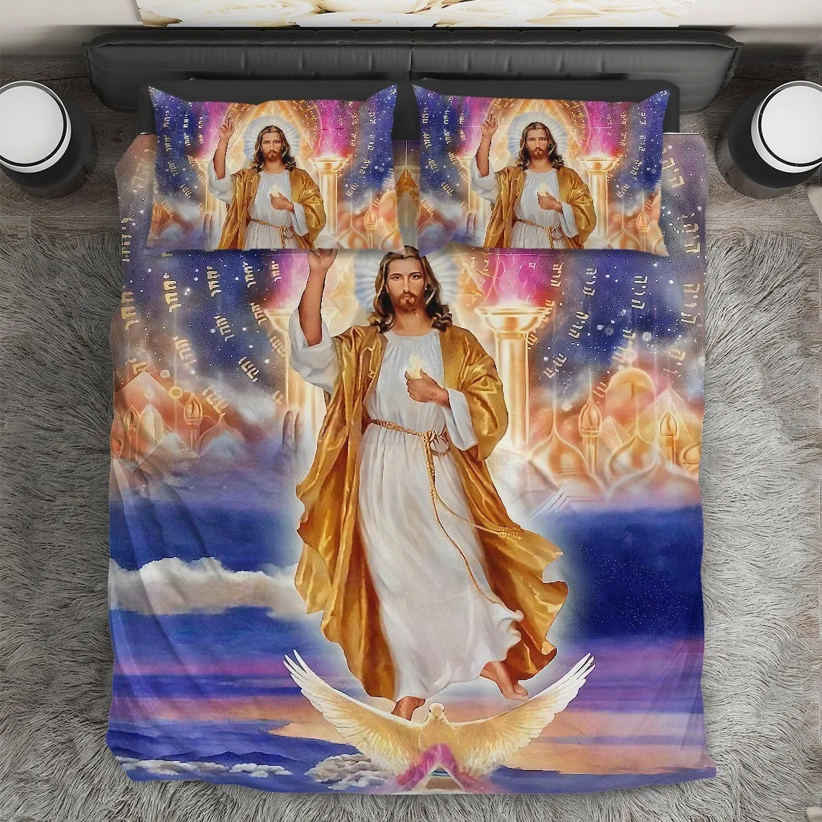 Jesus Sanada Jesus Bedding Set - Christian Bedding Sets